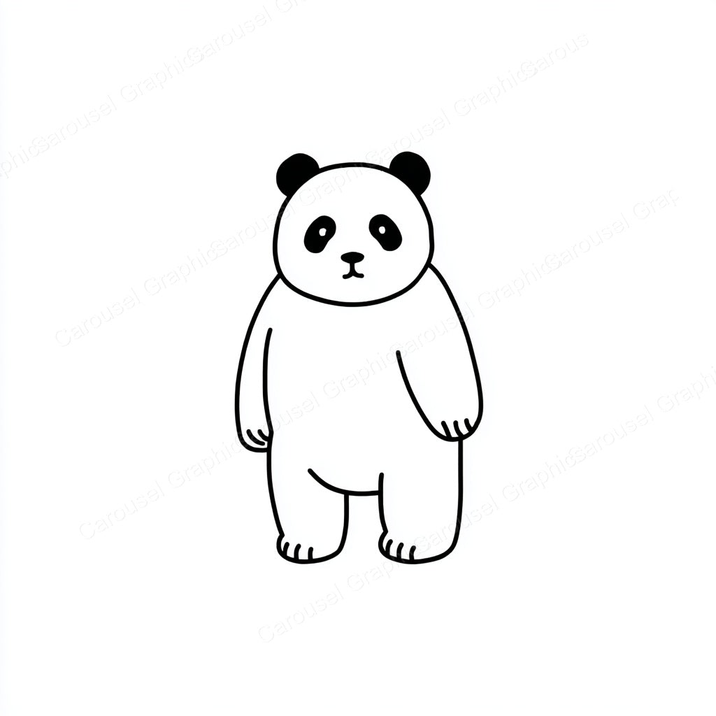 Panda Vector Graphic preview