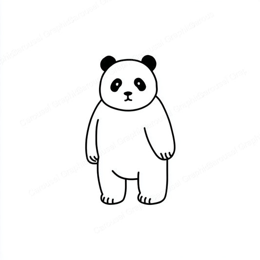 Panda Vector Graphic preview