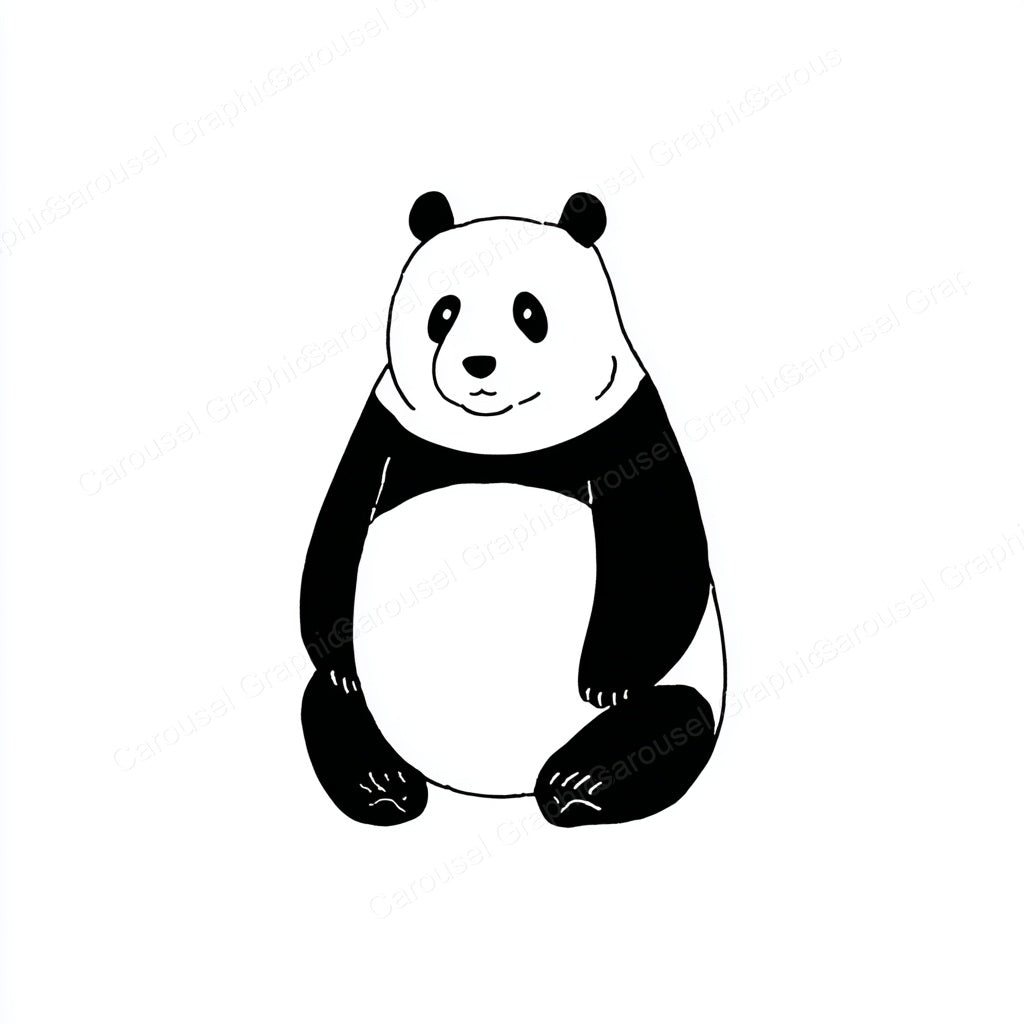 Panda Vector Graphic preview