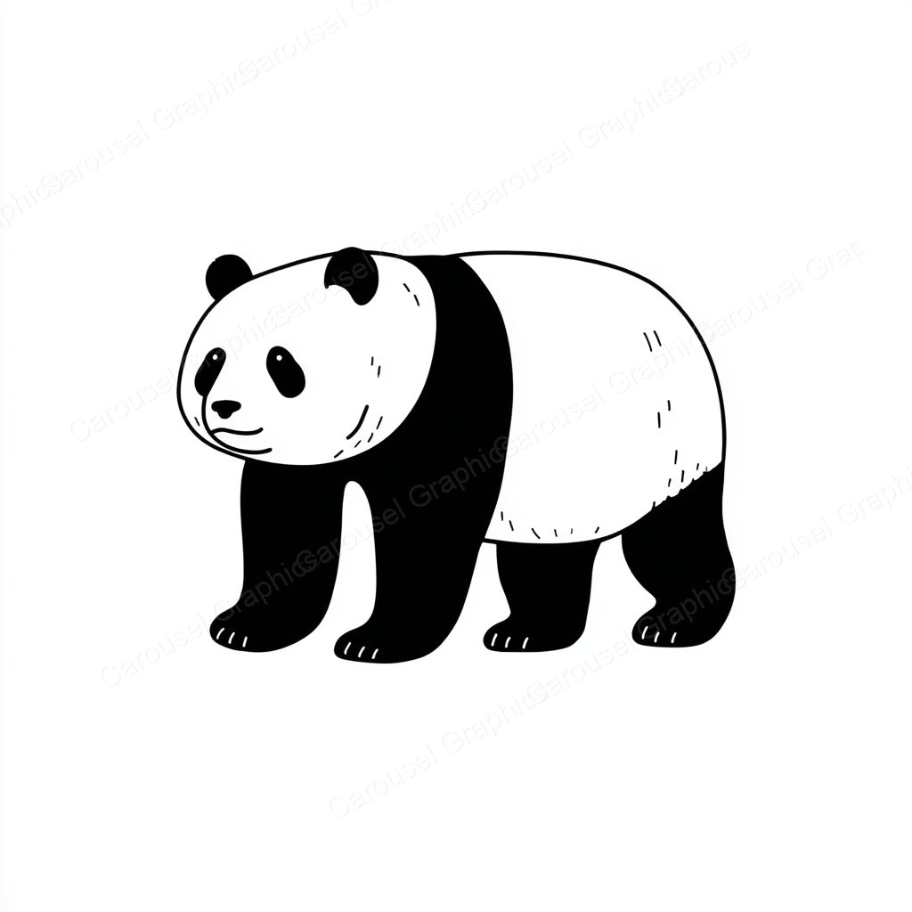 Panda Vector Graphic preview