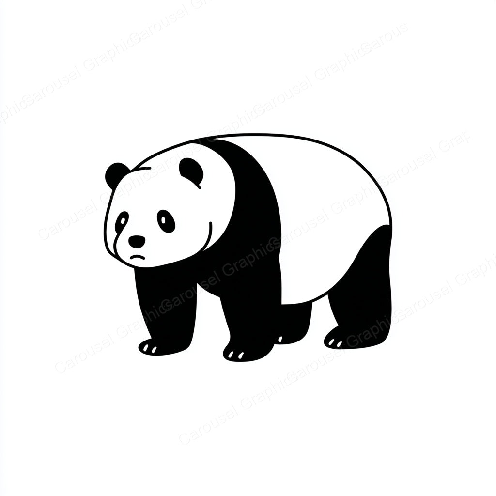 Panda Vector Graphic preview