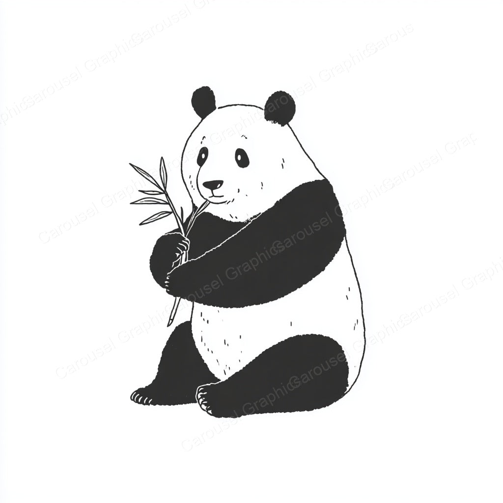 Panda Vector Graphic preview