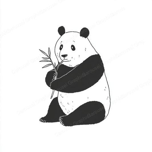 Panda Vector Graphic preview