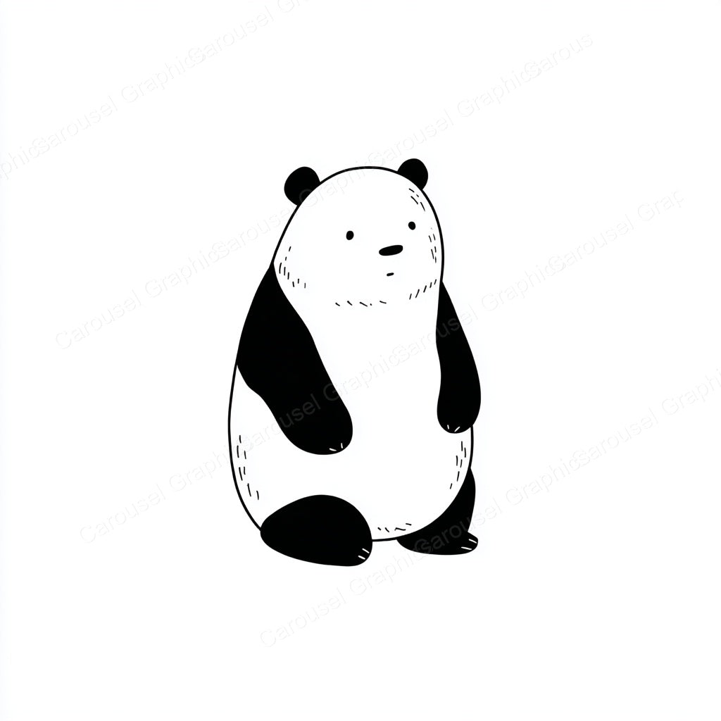 Panda Vector Graphic preview