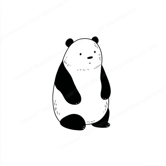 Panda Vector Graphic preview
