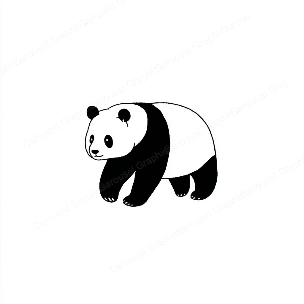 Panda Vector Graphic preview