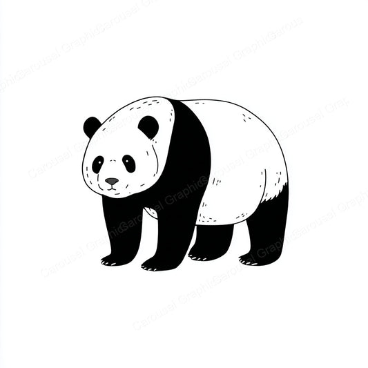 Panda Vector Graphic preview