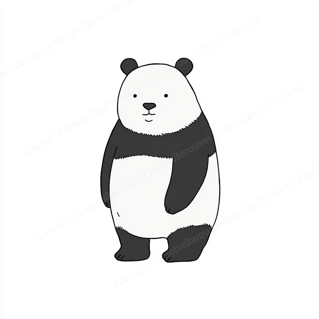 Panda Vector Graphic preview