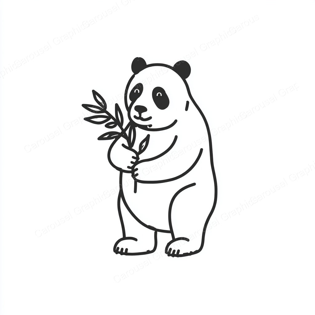 Panda Vector Graphic preview