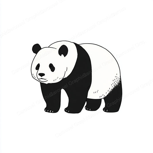 Panda Vector Graphic preview