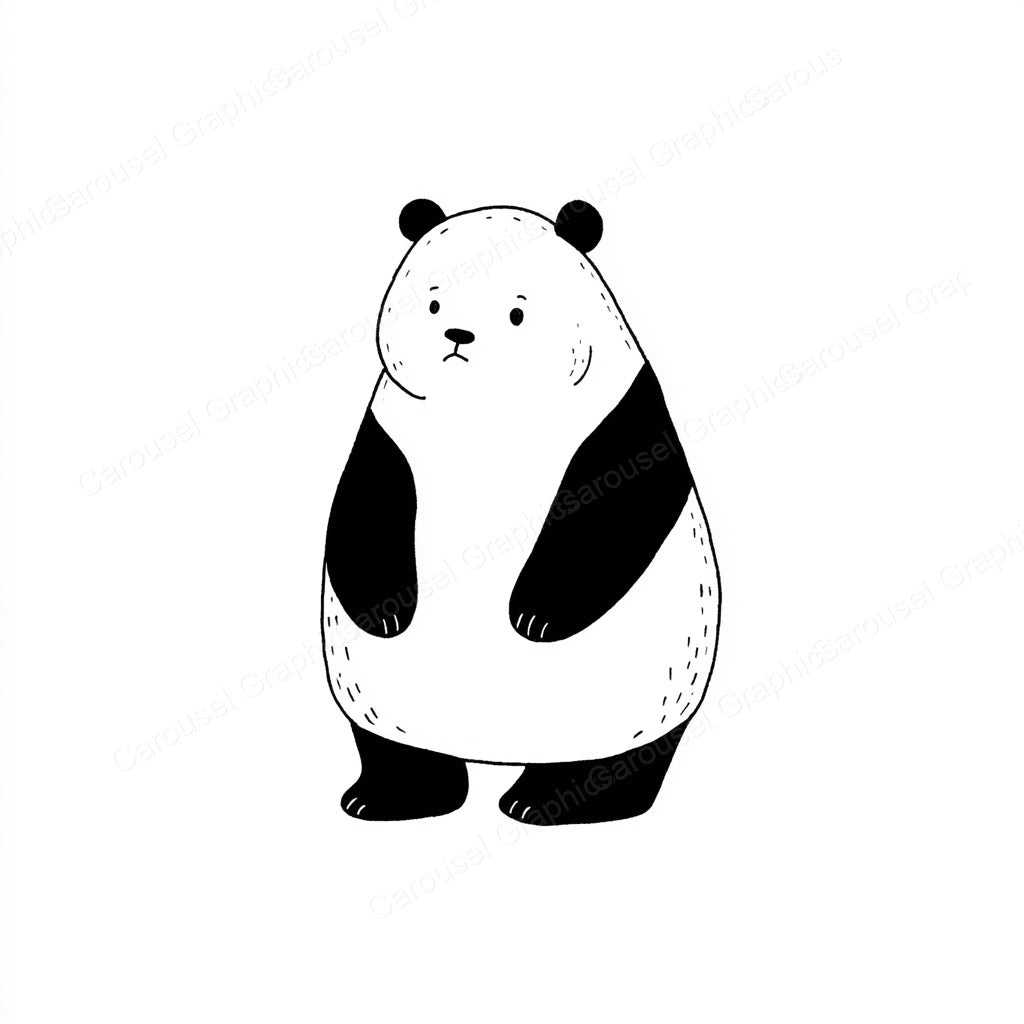 Panda Vector Graphic preview