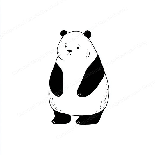 Panda Vector Graphic preview