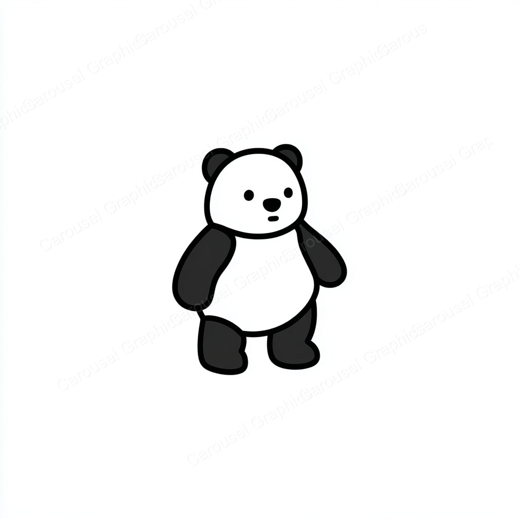 Panda Vector Graphic preview