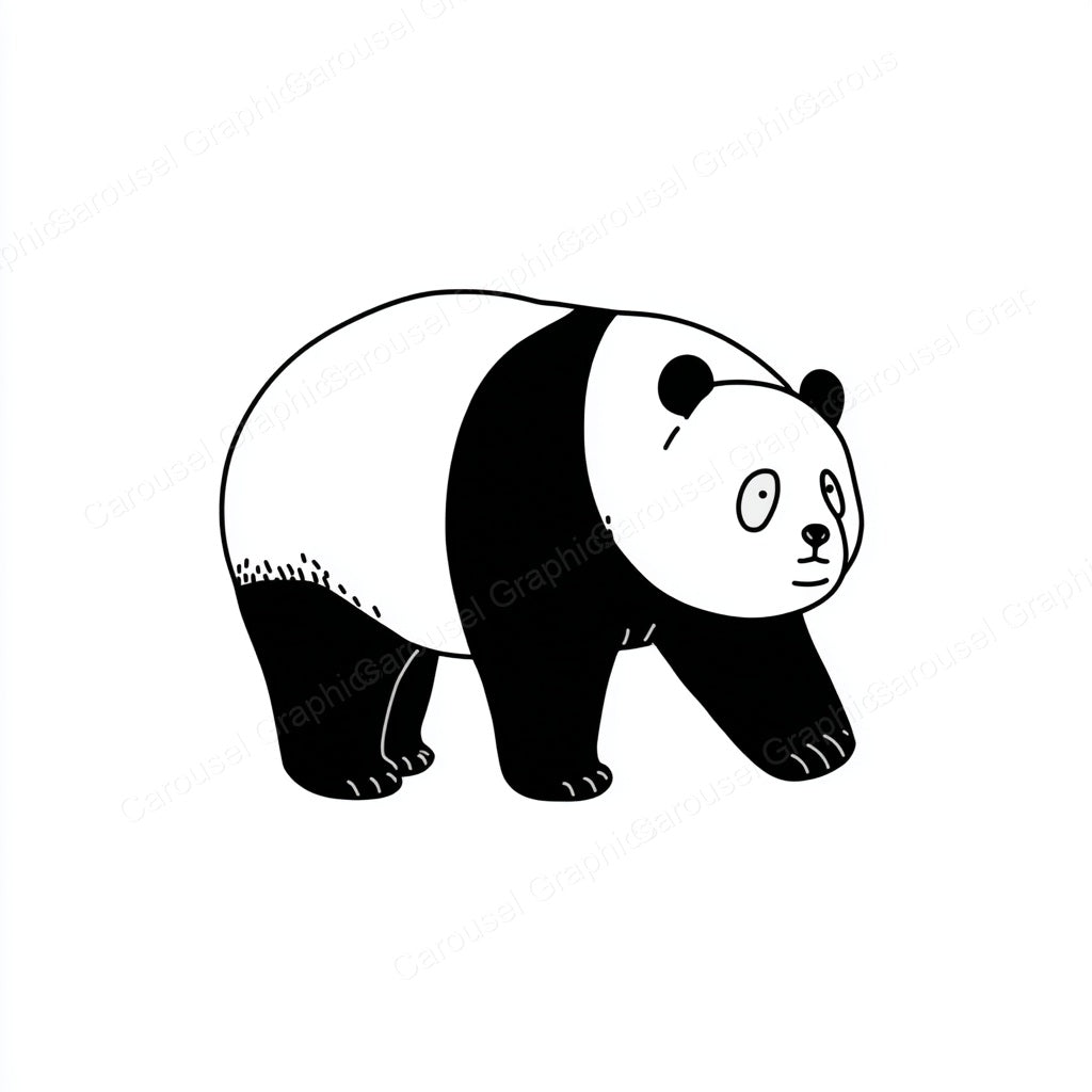 Panda Vector Graphic preview