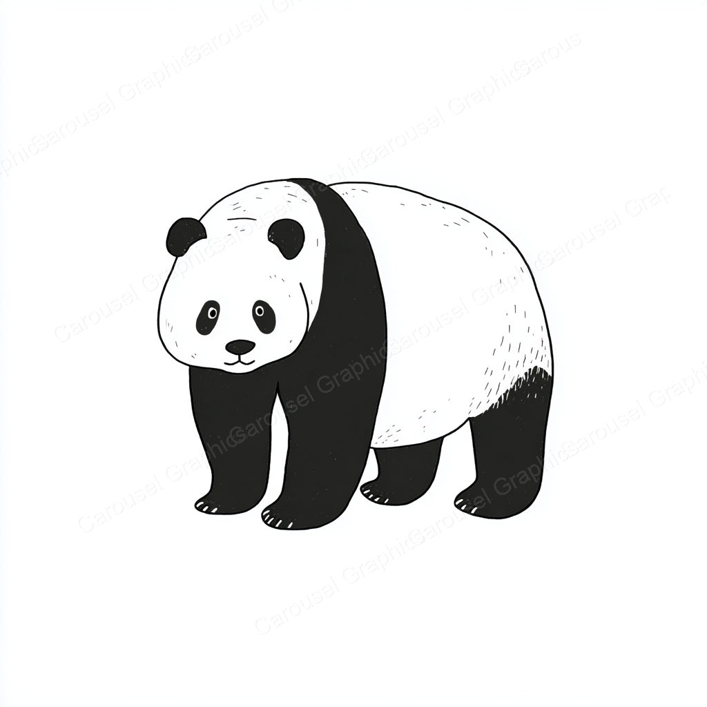 Panda Vector Graphic preview