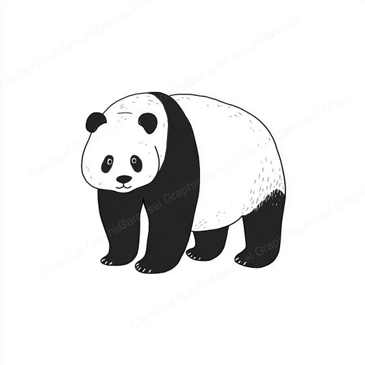 Panda Vector Graphic preview