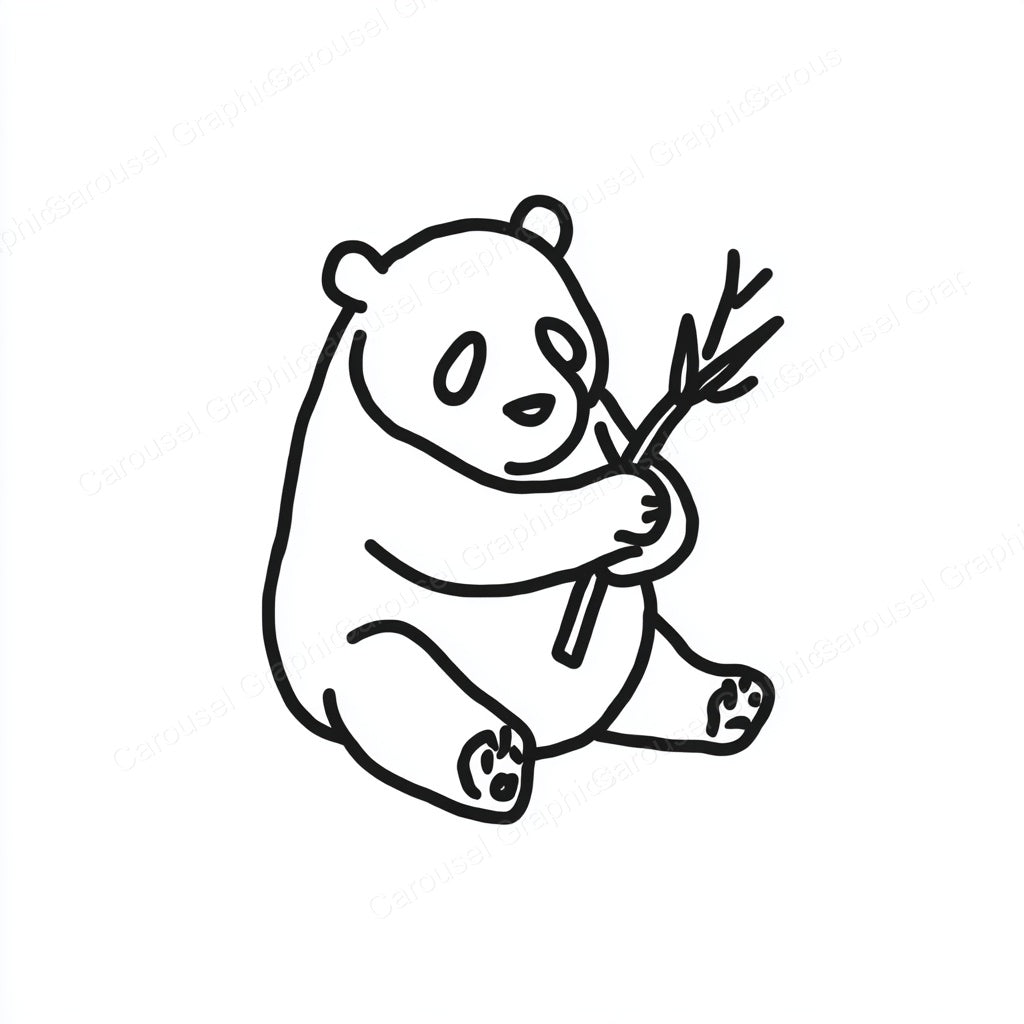 Panda Vector Graphic preview