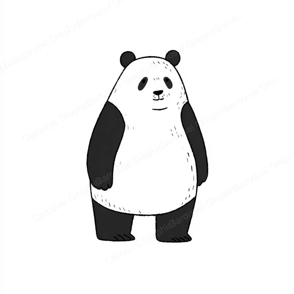 Panda Vector Graphic preview
