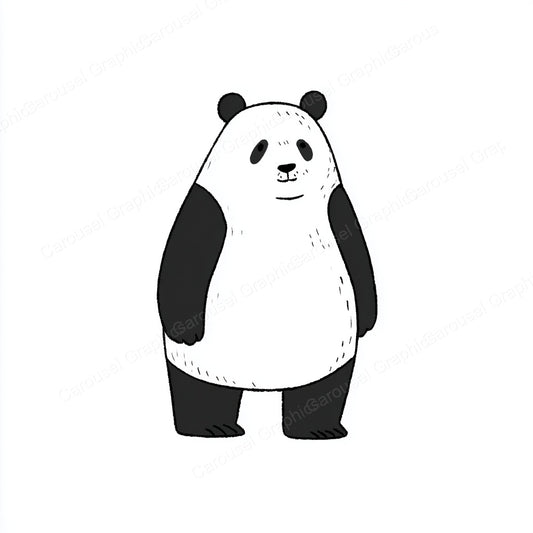 Panda Vector Graphic preview