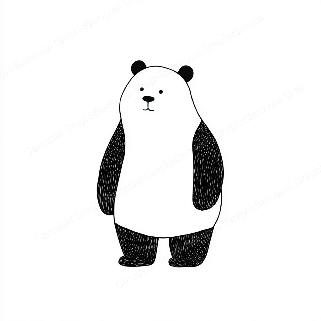 Panda Vector Graphic preview