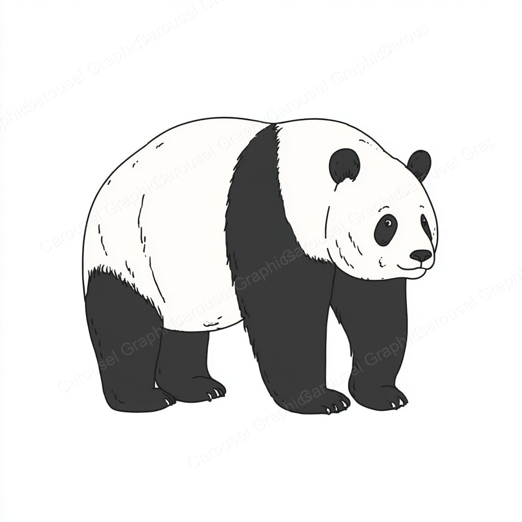 Panda Vector Graphic preview