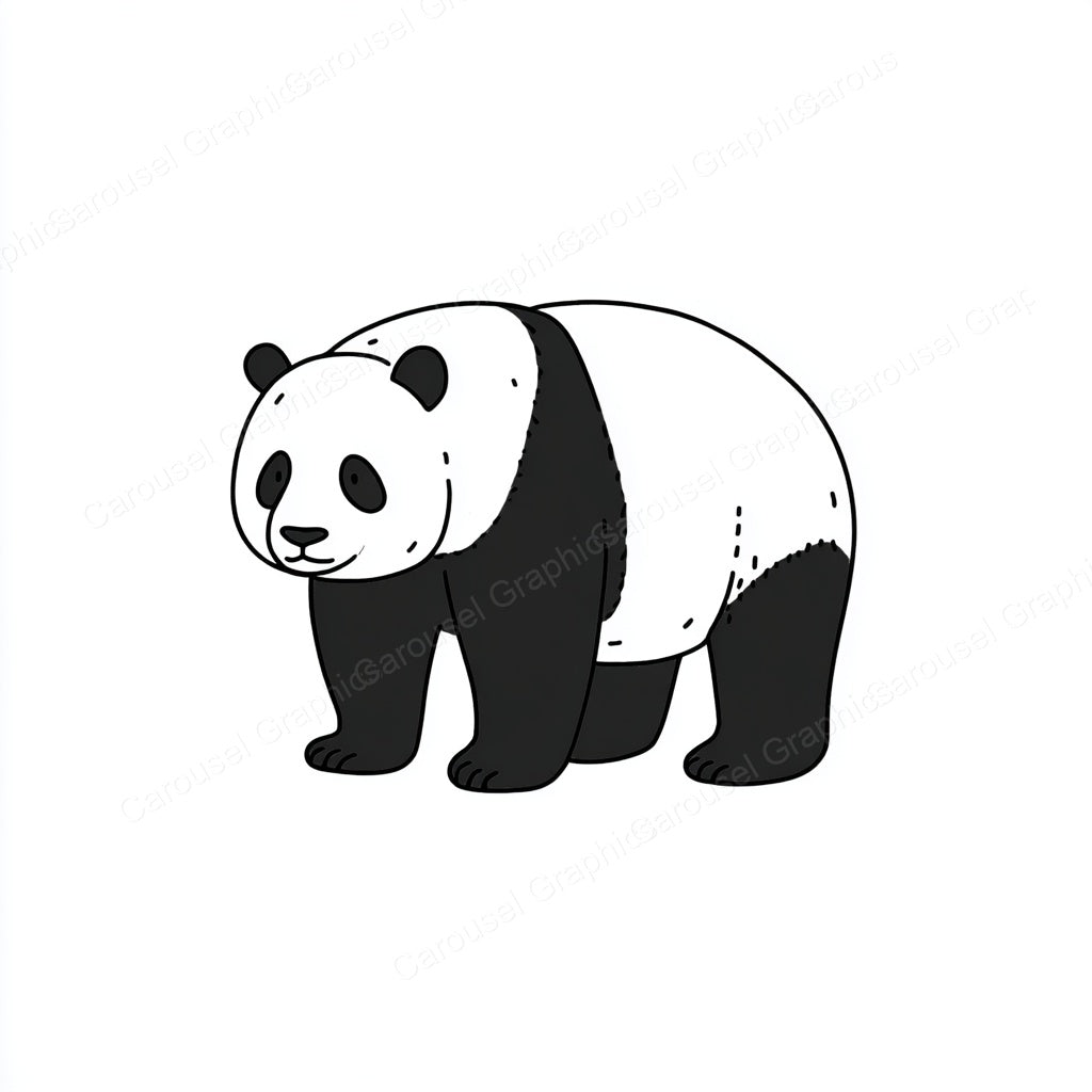 Panda Vector Graphic preview
