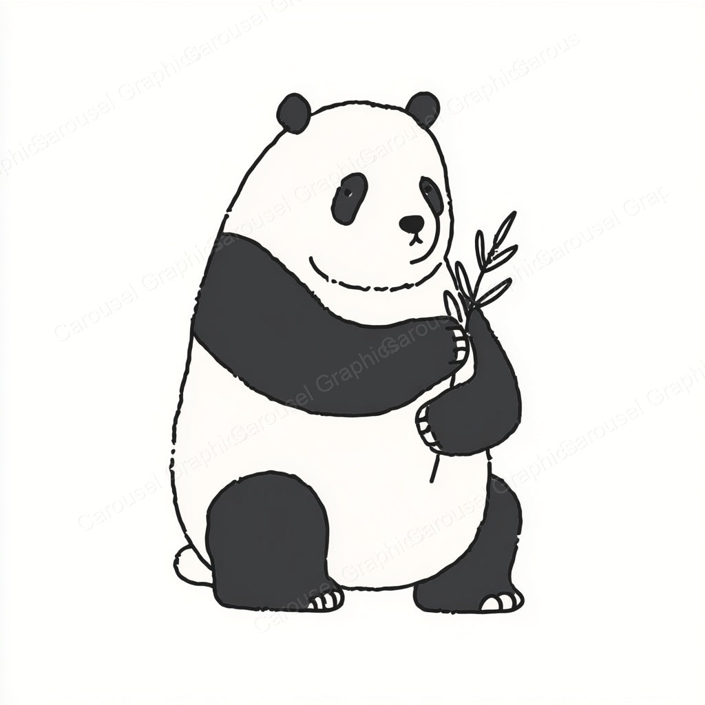 Panda Vector Graphic preview