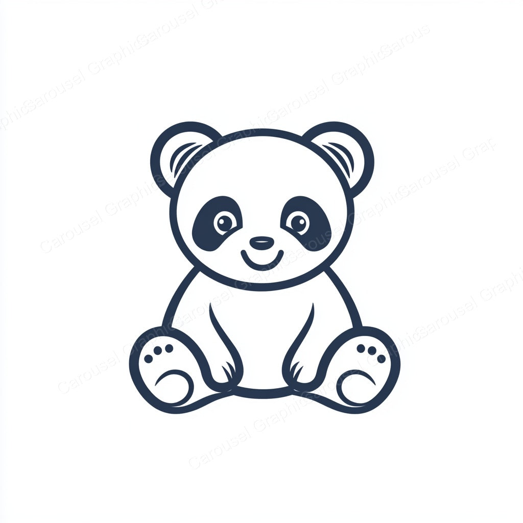 Panda Vector Graphic preview