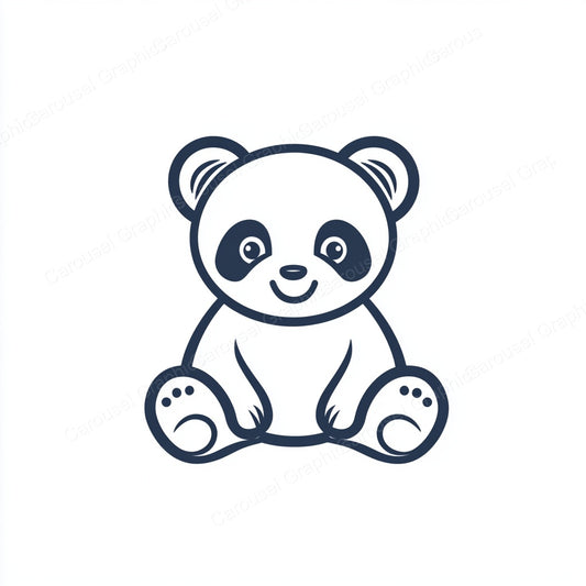 Panda Vector Graphic preview