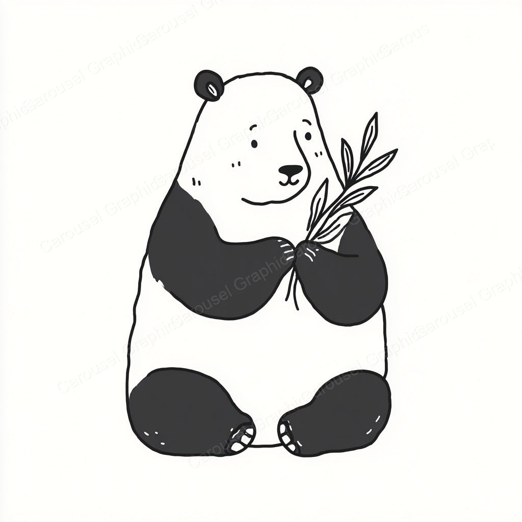 Panda Vector Graphic preview