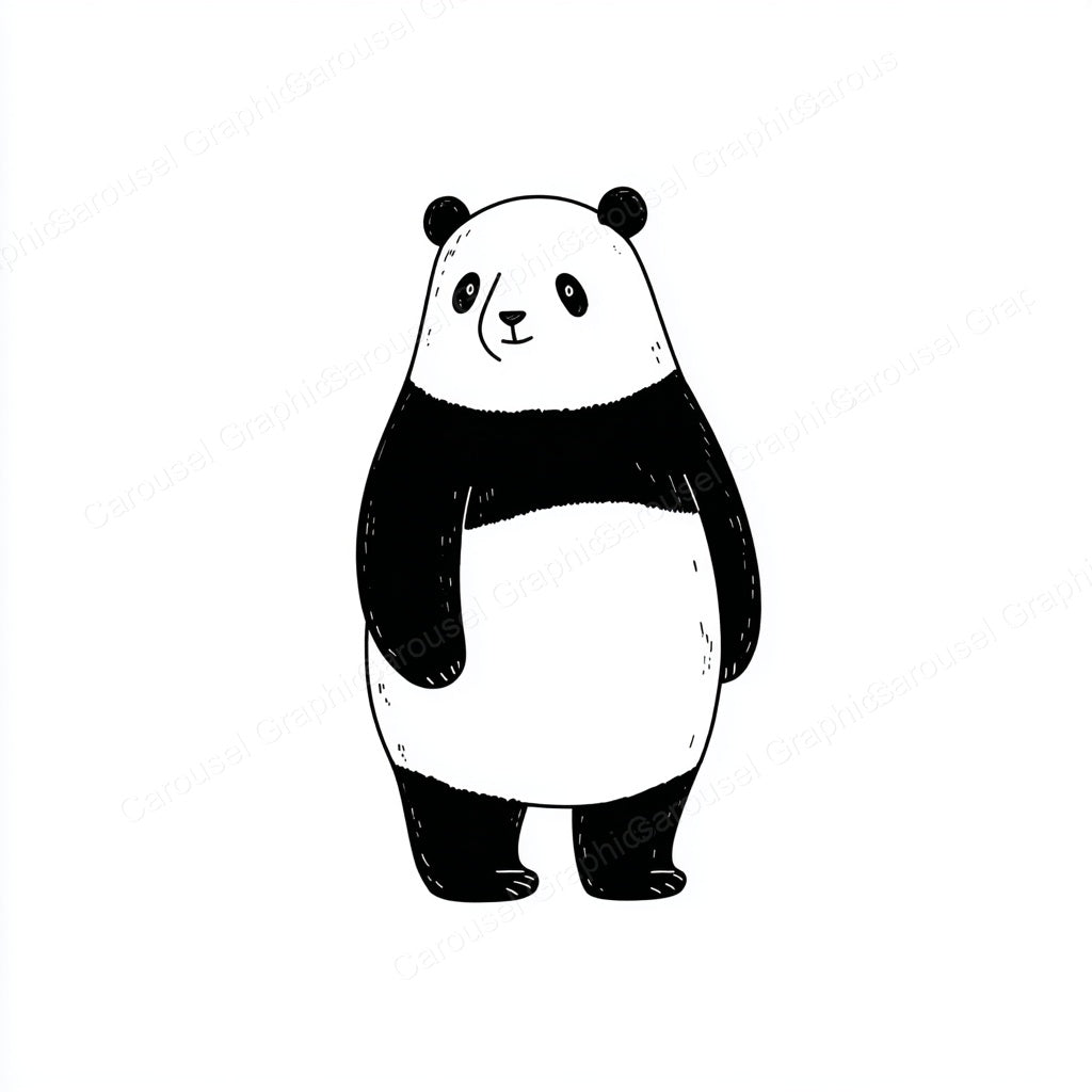 Panda Vector Graphic preview
