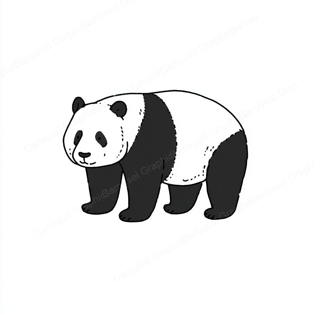 Panda Vector Graphic preview