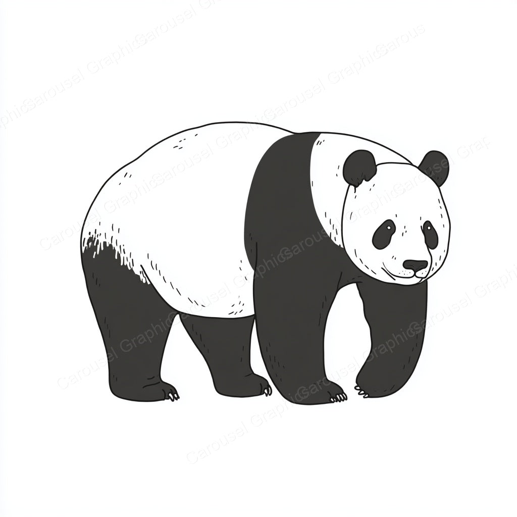 Panda Vector Graphic preview