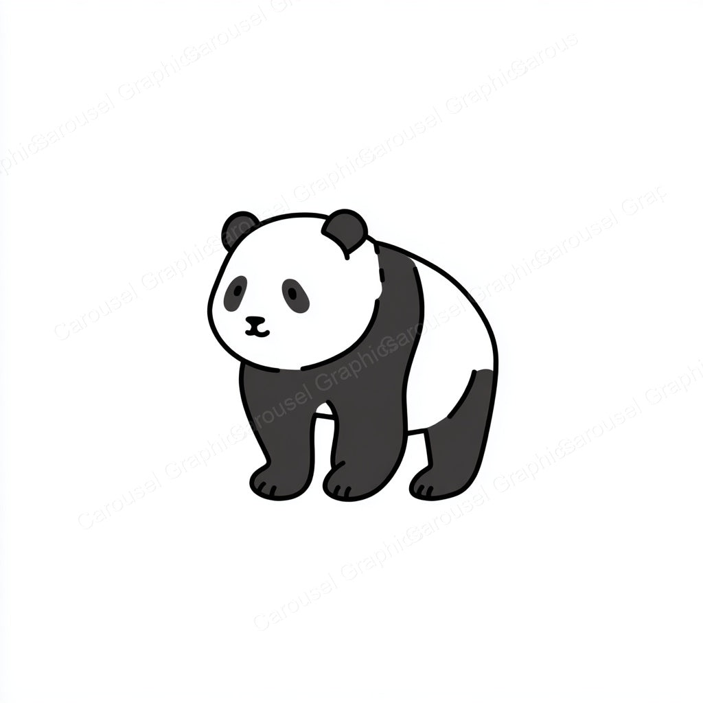Panda Vector Graphic preview