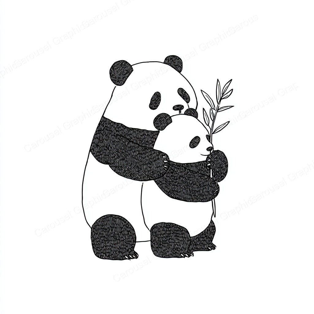Panda Vector Graphic preview