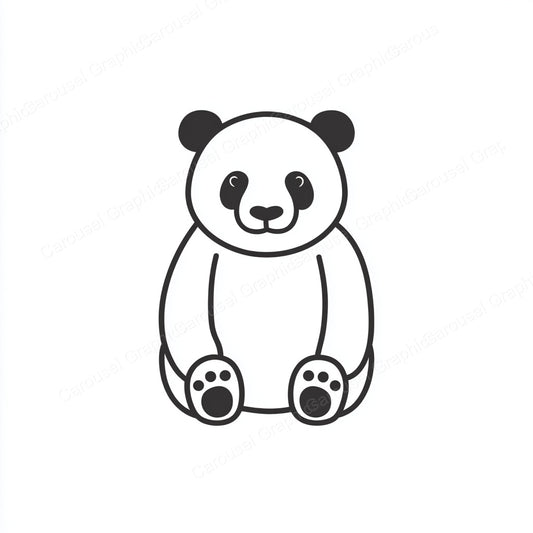 Panda Vector Graphic preview
