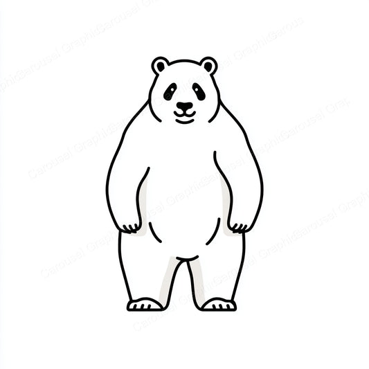 Panda Vector Graphic preview