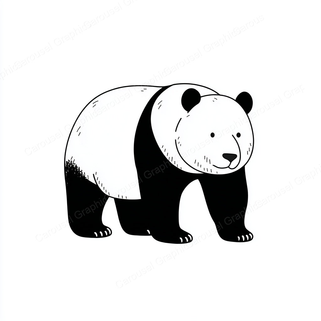Panda Vector Graphic preview