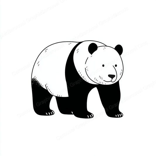 Panda Vector Graphic preview