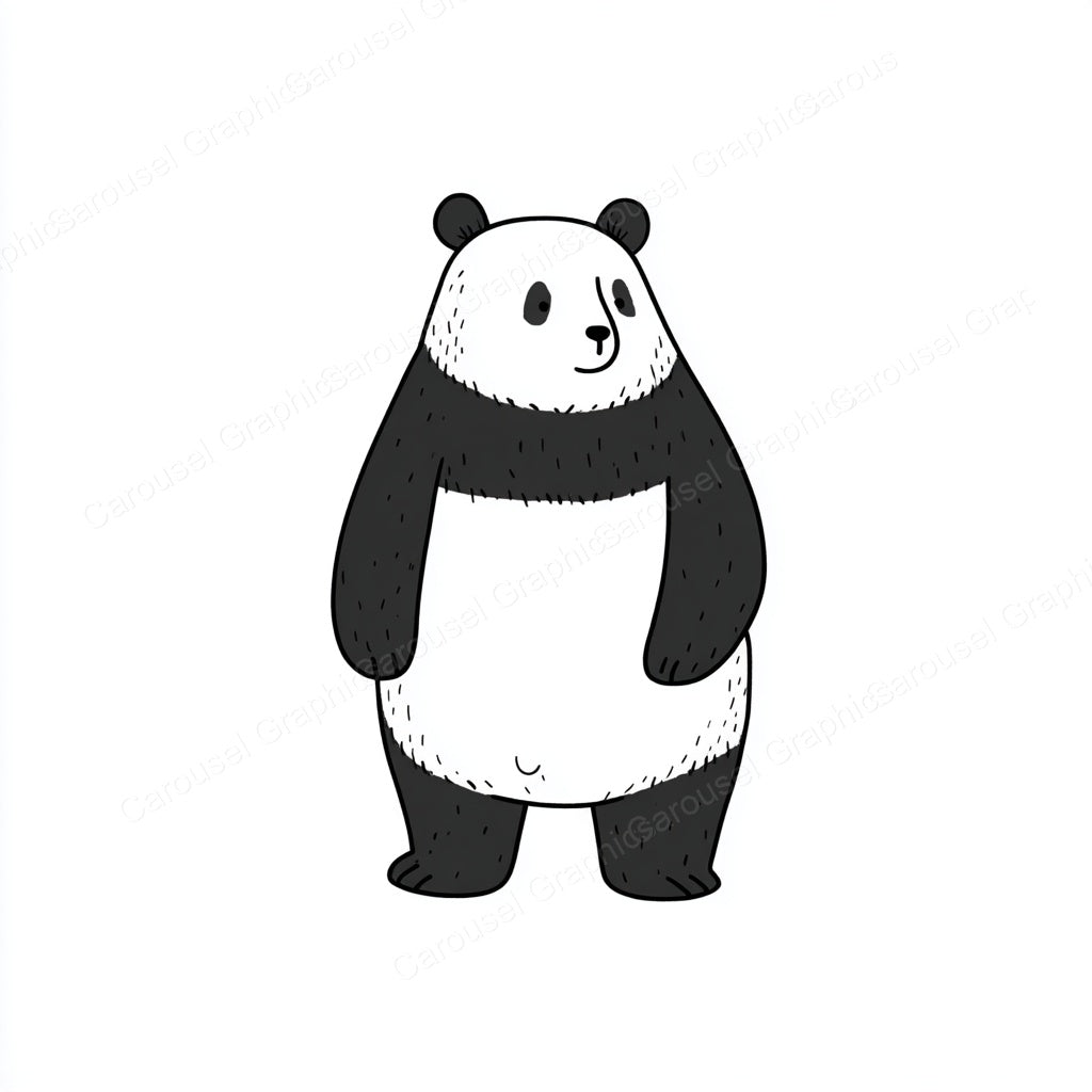 Panda Vector Graphic preview