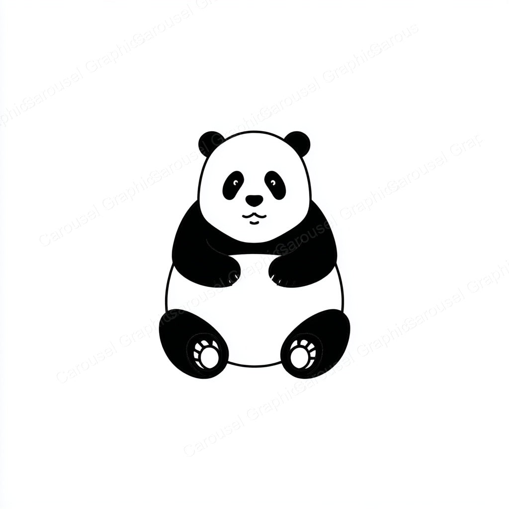 Panda Vector Graphic preview