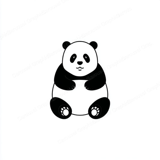 Panda Vector Graphic preview