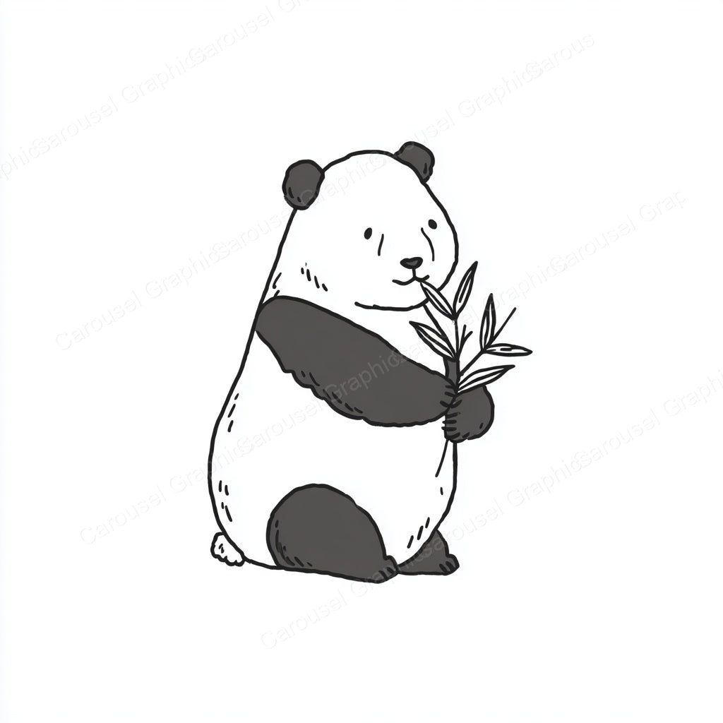 Panda Vector Graphic preview