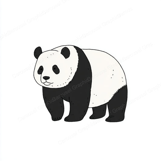 Panda Vector Graphic preview