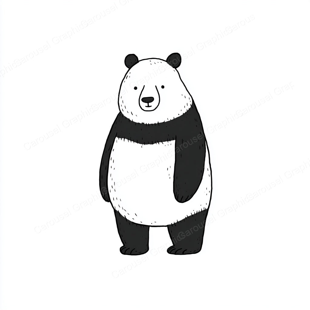 Panda Vector Graphic preview