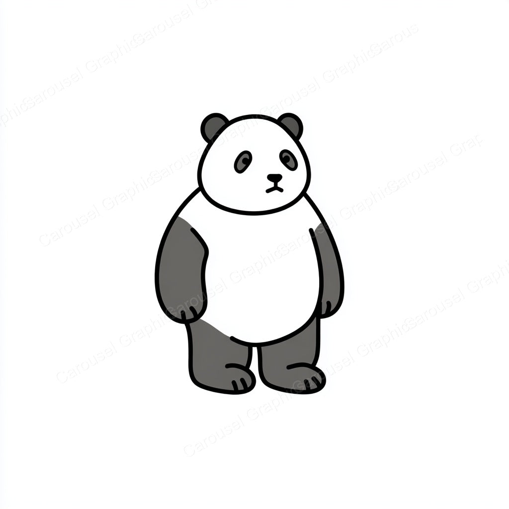 Panda Vector Graphic preview