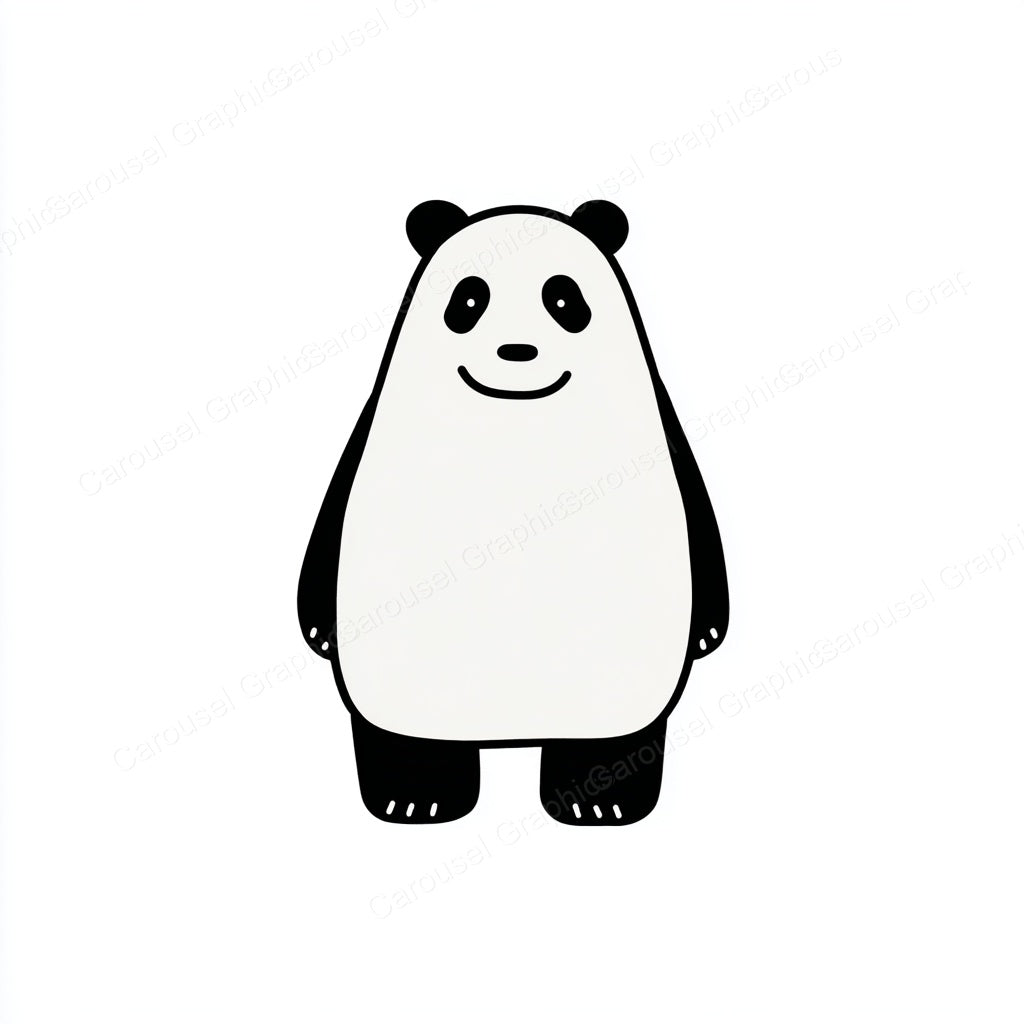 Panda Vector Graphic preview
