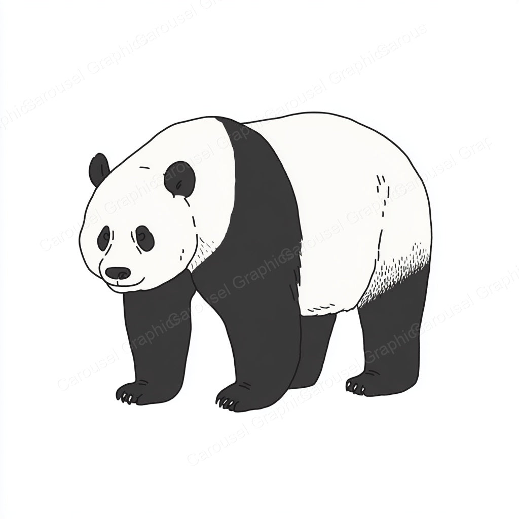 Panda Vector Graphic preview