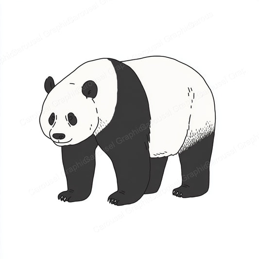 Panda Vector Graphic preview