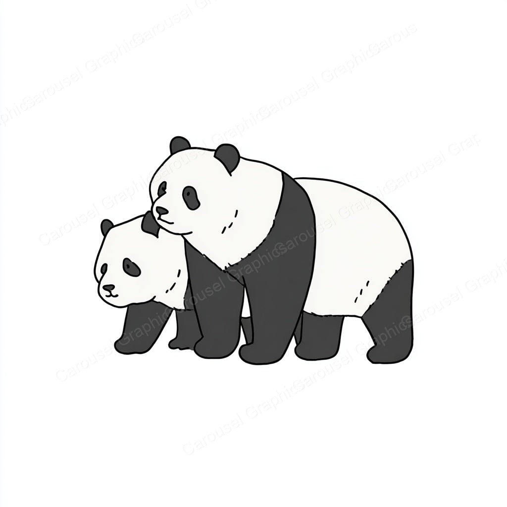 Panda Vector Graphic preview